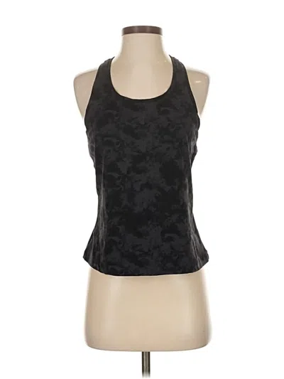 Pre-owned Crz Yoga Tank Top Black Halter Neckline Tops
