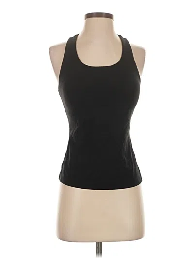 Pre-owned Crz Yoga Tank Top Black Halter Neckline Tops