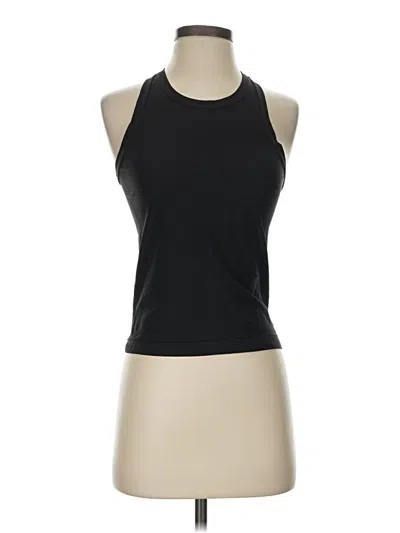 Pre-owned Crz Yoga Tank Top Black Halter Neckline Tops