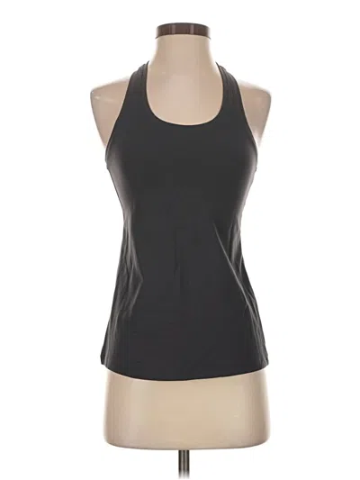 Pre-owned Crz Yoga Tank Top Black Halter Neckline Tops