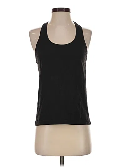 Pre-owned Crz Yoga Tank Top Black Halter Neckline Tops