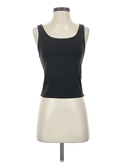 Pre-owned Crz Yoga Tank Top Black Strapless Neckline Tops