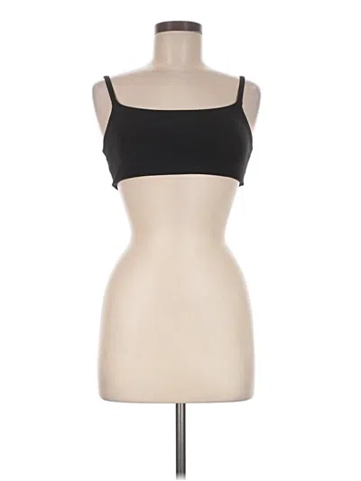 Pre-owned Crz Yoga Tank Top Black Strapless Neckline Tops