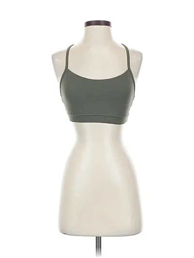 Pre-owned Crz Yoga Tank Top Green Halter Neckline Tops