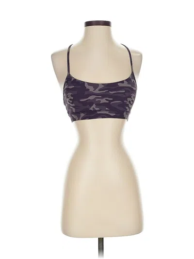 Pre-owned Crz Yoga Tank Top Purple Halter Neckline Tops