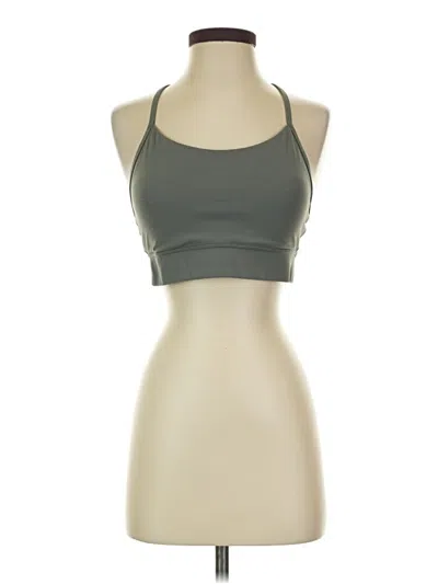 Pre-owned Crz Yoga Tank Top Teal Halter Neckline Tops In Blue
