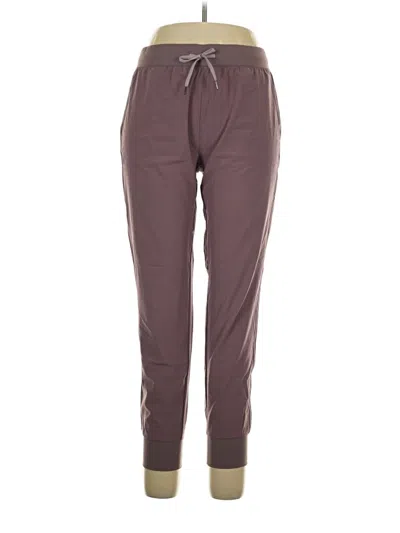 Pre-owned Crz Yoga Track Pants In Burgundy