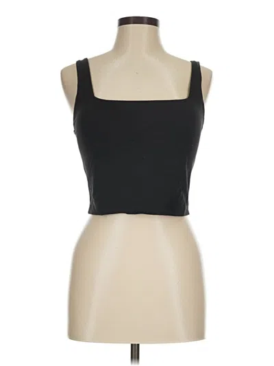 Pre-owned Crz Yoga Tube Top Black Strapless Neckline Tops