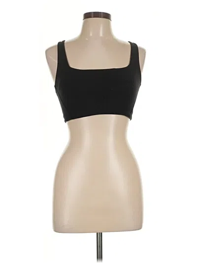 Pre-owned Crz Yoga Tube Top Black Strapless Neckline Tops