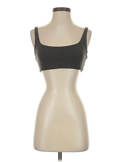 Pre-owned Crz Yoga Tube Top Tan Strapless Neckline Tops In Brown