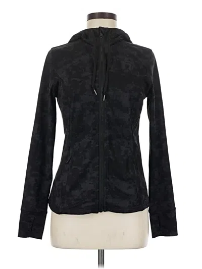 Pre-owned Crz Yoga Zip Up Hoodie In Black