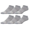 Csg Mens  6 Pack No Show Socks In Grey/multi Color