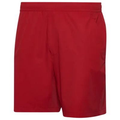 Csg Mens  7" Everyday Woven Short In Burgundy