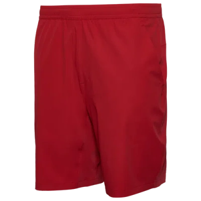 Csg Mens  9" Everyday Woven Short In Burgundy