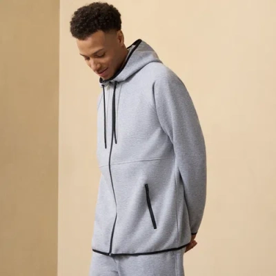 Csg Mens  Active At Ease Full-zip Hoodie In Gray