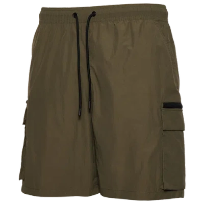 Csg Mens  Cargo City Wind Shorts In Olive