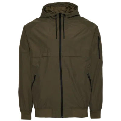 Csg Mens  City Wind Jacket In Olive