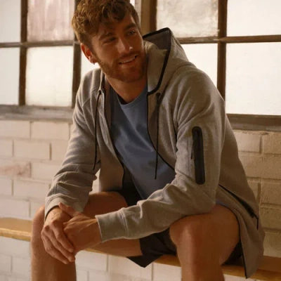 Csg Mens  Commuter Full Zip Hoodie In Gray