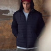 Csg Mens  Commuter Puffer Full-zip Hoodie In Black