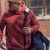 Csg Mens  Troupe Hoodie In Rust