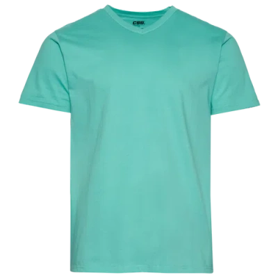 Csg Mens  V Neck T-shirt In Green