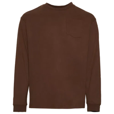 Csg Mens Hometown Long Sleeve T-shirt In Brown