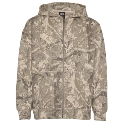 Csg Mens Hometown Vintage Full-zip In Brown