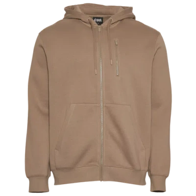 Csg Mens Stadium Full-zip In Brown