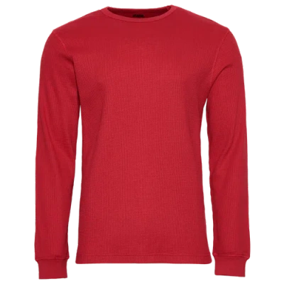 Csg Mens Thermal Long Sleeve T-shirt In Garnet