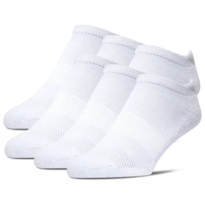 Csg Womens  6 Pack Lo Cut Tb Socks In White