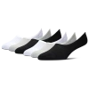 Csg Womens  Mesh Footie Socks 6 Pack In Gray/white/black
