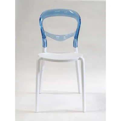 Csp Commercial Seating Products Minori Stackable Chair In White