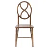 Csp Commerical Seating Products Diamond Real Dark Walnut Wood Chairs In Brown