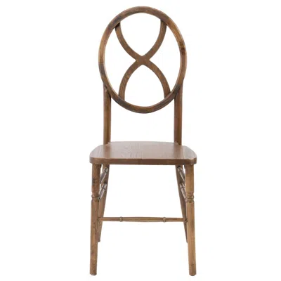Csp Commerical Seating Products Diamond Real Dark Walnut Wood Chairs