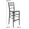 Csp Commerical Seating Products European Red Mahogany Wood Dining Bar Stool Chairs In Black