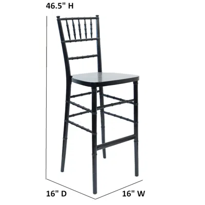 CSP COMMERICAL SEATING PRODUCTS EUROPEAN BLACK WOOD DINING BAR STOOL CHAIRS