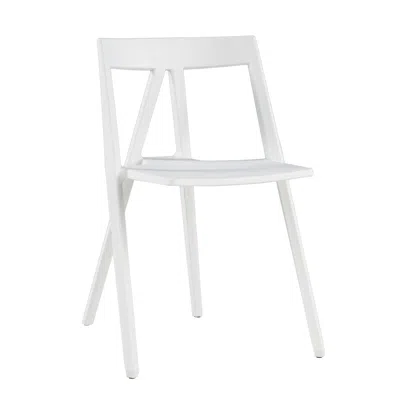 Csp Commerical Seating Products Milan Armless White Chairs