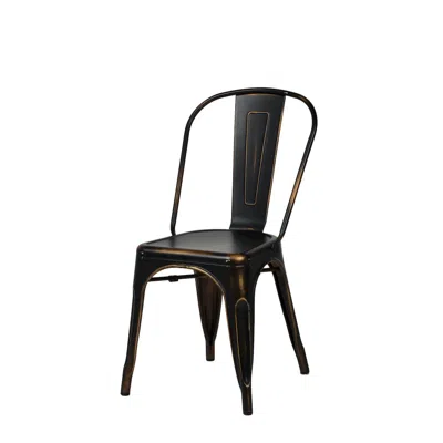 Csp Commerical Seating Products Oscar Antique Black Dining Chairs