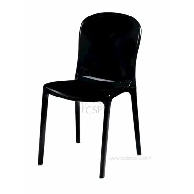 Csp Commerical Seating Products Rpc Bk Black Genoa Chairs