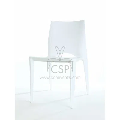 Csp Commerical Seating Products White Crescent Dining Chairs
