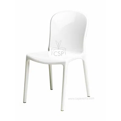 Csp Commerical Seating Productswhite Genoa Chairs In Blue