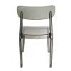 Csp Set Of 1 Commercial Seating Products Grace Chair In Smoke Grey Made Of Polycarbonate