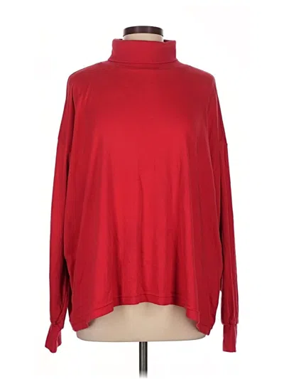 Pre-owned C.s.t. Studio Turtleneck Sweater In Red