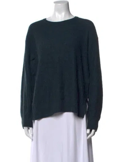 Pre-owned Ct Plage Alpaca Crew Neck Sweater In Green