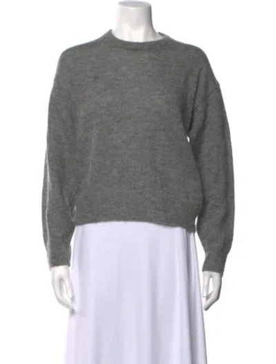 Pre-owned Ct Plage Alpaca Crew Neck Sweater In Grey
