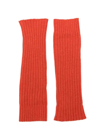 Ct Plage Cashmere Arm Warmer In Orange