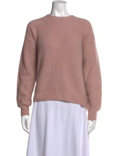 Pre-owned Ct Plage Cashmere Crew Neck Sweater In Pink