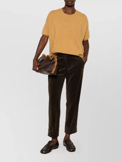 Ct Plage Cashmere Crewneck Jumper In Yellow