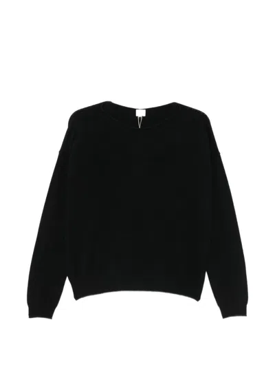 Ct Plage Cashmere Crewneck Sweater In Black