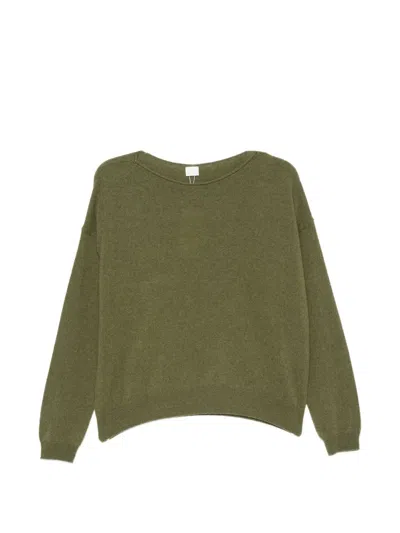 Ct Plage Cashmere Crewneck Sweater In Green